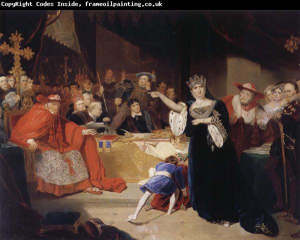 George Henry Harlow The Court for the Trial of Queen Katharine